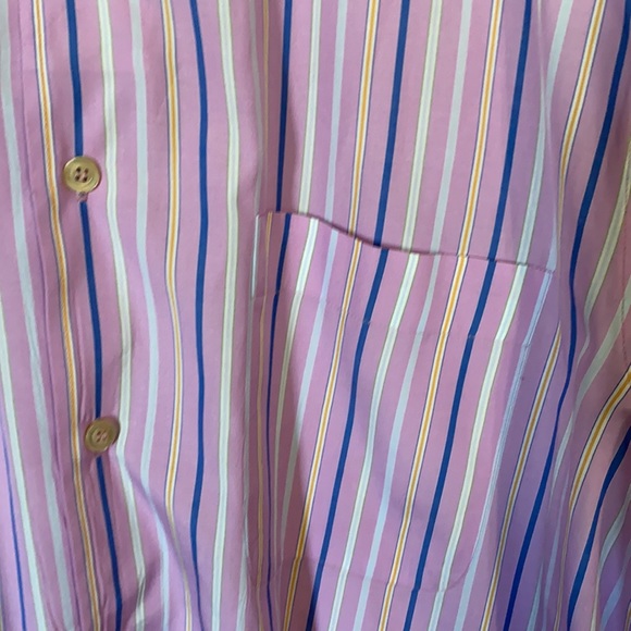 Ermenegildo Zegna Lavender Striped Button Down - Picture 2 of 7